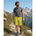 Bermuda de randonnée avec ceinture homme LHOTSE Chuck Jaune citronnelle 2