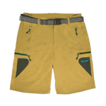 Bermuda de randonnée avec ceinture homme LHOTSE Hilario Jaune Moutarde 1