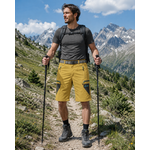 Bermuda de randonnée avec ceinture homme LHOTSE Hilario Jaune Moutarde 2