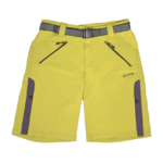 Bermuda de randonnée avec ceinture homme LHOTSE Chuck Jaune citronnelle 1