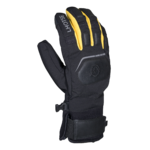 Gants chauds et imperméables homme LHOTSE Baki Noir jaune 1