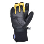 Gants chauds et imperméables homme LHOTSE Baki Noir jaune 2