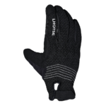 Gants avec grip marche nordique et cyclisme femme LHOTSE Derny noir 1