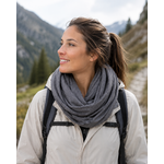 Echarpe légère et respirante de sport femme LHOTSE Nanda Gris 2