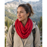 Echarpe légère et respirante de sport femme LHOTSE Nanda Rouge 2