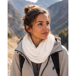 Echarpe légère et respirante de sport femme LHOTSE Nanda Blanc cassé 2