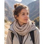 Echarpe légère et respirante de sport femme LHOTSE Nanda Beige 2