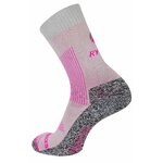1079 Chaussettes jarrette marche-randonnée Rywan BI-CLIMASOCKS Randonnée Hiking Gris clair Gris Foncé Rose 2