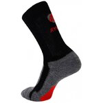 1651 Chaussettes jarrette activités hivernales RYWAN NORDIC MERINOS ski nordique Noir Gris Rouge 2