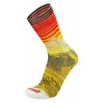 1846 Chaussettes jarrette running-trail Rywan NO LIMIT GRAPHIK Esprit montagne Rouge Jaune Vert kaki
