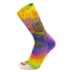 1846 Chaussettes jarrette running-trail Rywan NO LIMIT GRAPHIK Flower Power Jaune Bleu Rose