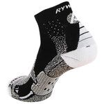 1020 Chaussettes tige courte running-trail RYWAN ATMO RACE CLIMASOCKS Stabilize Compression Noir Gris Blanc 3 2