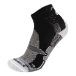 1020 Chaussettes tige courte running-trail RYWAN ATMO RACE CLIMASOCKS Stabilize Compression Noir Gris Blanc