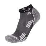 1065 Chaussettes tige courte running-trail RYWAN NO LIMIT RUNNING Running Endurance Noir Gris Blanc