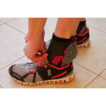 1065 Chaussettes tige courte running-trail RYWAN NO LIMIT RUNNING Running Endurance Noir Gris Rose 3