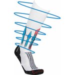 1884 Chaussettes mi-bas running-trail Rywan COMPRIM RUN COMPRESSION RUNNING Noir Gris Rouge 3