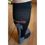 1884 Chaussettes mi-bas running-trail Rywan COMPRIM RUN COMPRESSION RUNNING Noir Gris Rouge 4