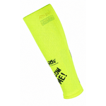 1062 Manchons running-trail RYWAN Follow Me & Keep Distance COMPRESSION RUNNING Jaune fluo Noir 1b