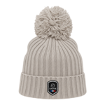 Bonnet doublé polaire unisexe LHOTSE Melko Gris sable 1 (2)