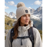 Bonnet doublé polaire unisexe LHOTSE Melko Gris sable 2