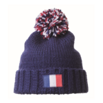 Bonnet doublé polaire unisexe France LHOTSE Idril Bleu marine 3