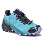 Chaussures trail femme Salomon SPEEDCROSS 5 GTX Bleu Violet clair Gris anthracite 2