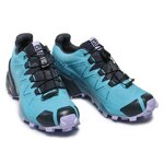 Chaussures trail femme Salomon SPEEDCROSS 5 GTX Bleu Violet clair Gris anthracite 5