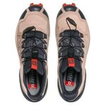 Chaussures trail femme Salomon SPEEDCROSS 5 GTX Beige Marron orangé Gris anthracite 8