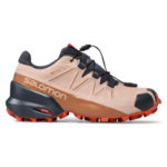 Chaussures trail femme Salomon SPEEDCROSS 5 GTX Beige Marron orangé Gris anthracite