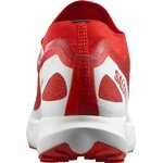 Chaussures trail unisexe Salomon S-LAB PULSAR 2 ROUGE FEU - BLANC 4