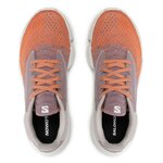 Chaussures running femme Salomon PREDICT SOC 3 Blanc Gris violet Beige orangé 5