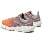 Chaussures running femme Salomon PREDICT SOC 3 Blanc Gris violet Beige orangé 3