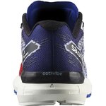 Chaussures running homme Salomon SONIC 5 BALANCE Rouge coquelicot Bleu clématis Noir Blanc 7