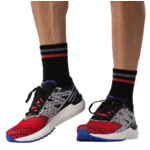 Chaussures running homme Salomon SONIC 5 BALANCE Rouge coquelicot Bleu clématis Noir Blanc 8