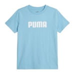 Tee-shirt à manches courtes coton junior garçon Puma ESS Logo Tee B Bleu 1