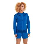 Veste sport zippée technique et respirante femme Puma TeamGOAL 23 Training Jacket W Bleu électrique Bleu Blanc 5