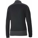 Veste sport zippée technique et respirante femme Puma TeamGOAL 23 Training Jacket W Noir Asphalte Blanc 4