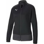 Veste sport zippée technique et respirante femme Puma TeamGOAL 23 Training Jacket W Noir Asphalte Blanc 3