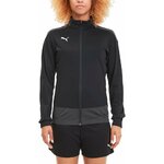 Veste sport zippée technique et respirante femme Puma TeamGOAL 23 Training Jacket W Noir Asphalte Blanc