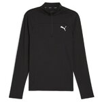 Haut de sport 1-4 zip technique et respirant homme Puma RUN CLOUD-SPUN 1-4 ZIP Noir Blanc 6