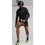 Haut de sport 1-4 zip technique et respirant homme Puma RUN CLOUD SPUN 1-4 ZIP Noir Blanc 4