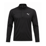 Haut de sport 1-4 zip technique et respirant homme Puma RUN CLOUD-SPUN 1-4 ZIP Noir Blanc 7