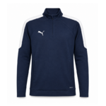 Veste sport 1-4 zip homme Puma Training TOP Bleu foncé Blanc 2