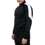 Veste sport 1-4 zip homme Puma Training TOP Noir Blanc 3