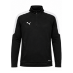 Veste sport 1-4 zip homme Puma Training TOP Noir Blanc 5
