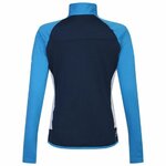 Haut de sport à manches longues zippé technique et extensible femme DARE2B Elation II Core Stretch Bleu jean Bleu moyen 2