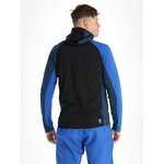 Haut de sport à capuche zippé technique et extensible homme DARE2B Assimilate Core Stretch Bleu olympien Bleu nuit Marine Blanc 5