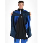 Haut de sport à capuche zippé technique et extensible homme DARE2B Assimilate Core Stretch Bleu olympien Bleu nuit Marine Blanc 7