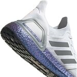 Chaussures running unisexe Adidas ULTRABOOST 20 Gris Blanc Bleu Violet (10)