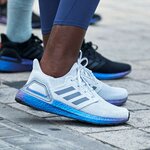 Chaussures running unisexe Adidas ULTRABOOST 20 Gris Blanc Bleu Violet (3)